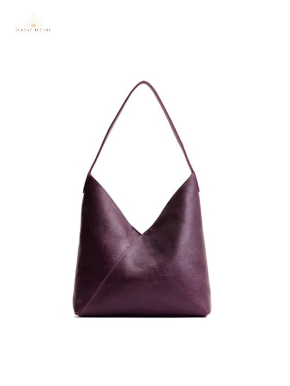 Handmade Full Grain Leather Slouchy Shoulder Bag with Magnetic Closure
